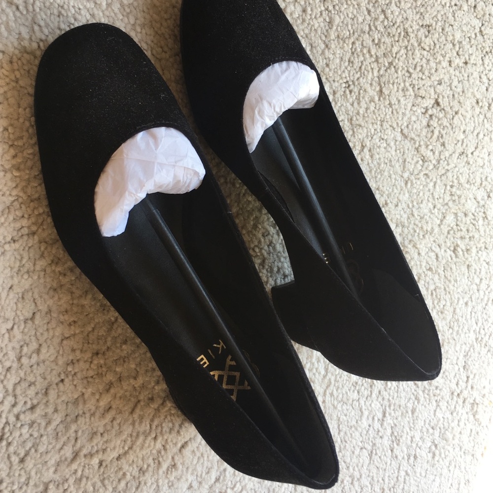 UKIES-Nina Suede Block Heel Pump (US 6)
